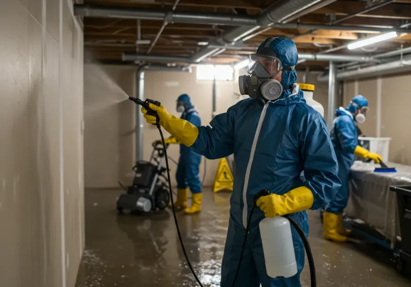 Basement Sanitization and Antimicrobial Treatment process in Bayard, NE